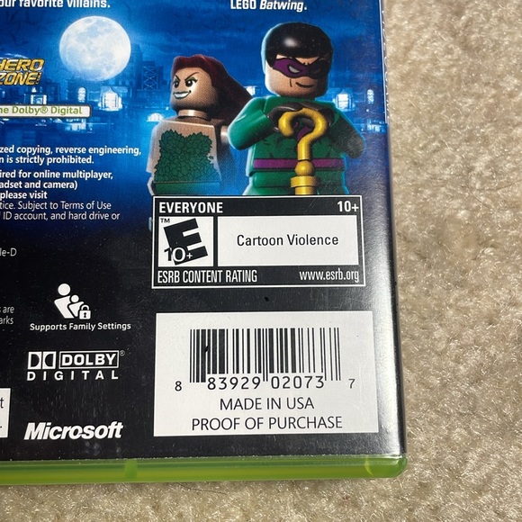 2/$20 XBOX 360 LEGO Batman The Video Game, Good Condition - Picture 3 of 5